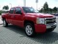 2009 Victory Red Chevrolet Silverado 1500 LT Crew Cab  photo #7