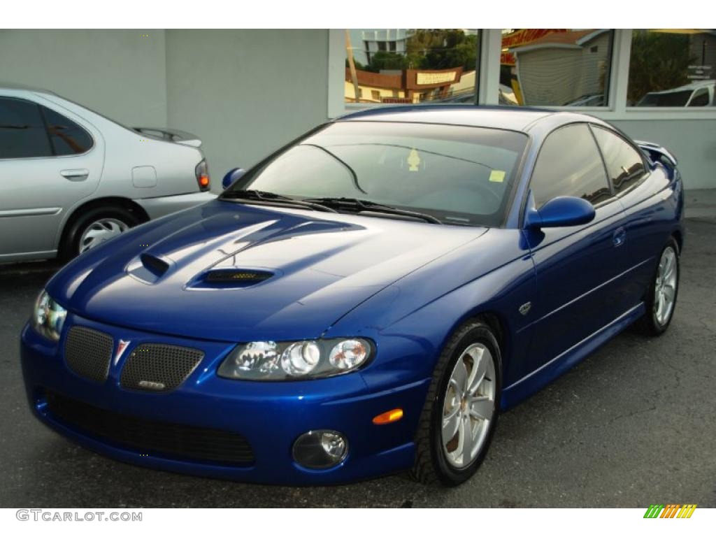 Impulse Blue Metallic Pontiac GTO