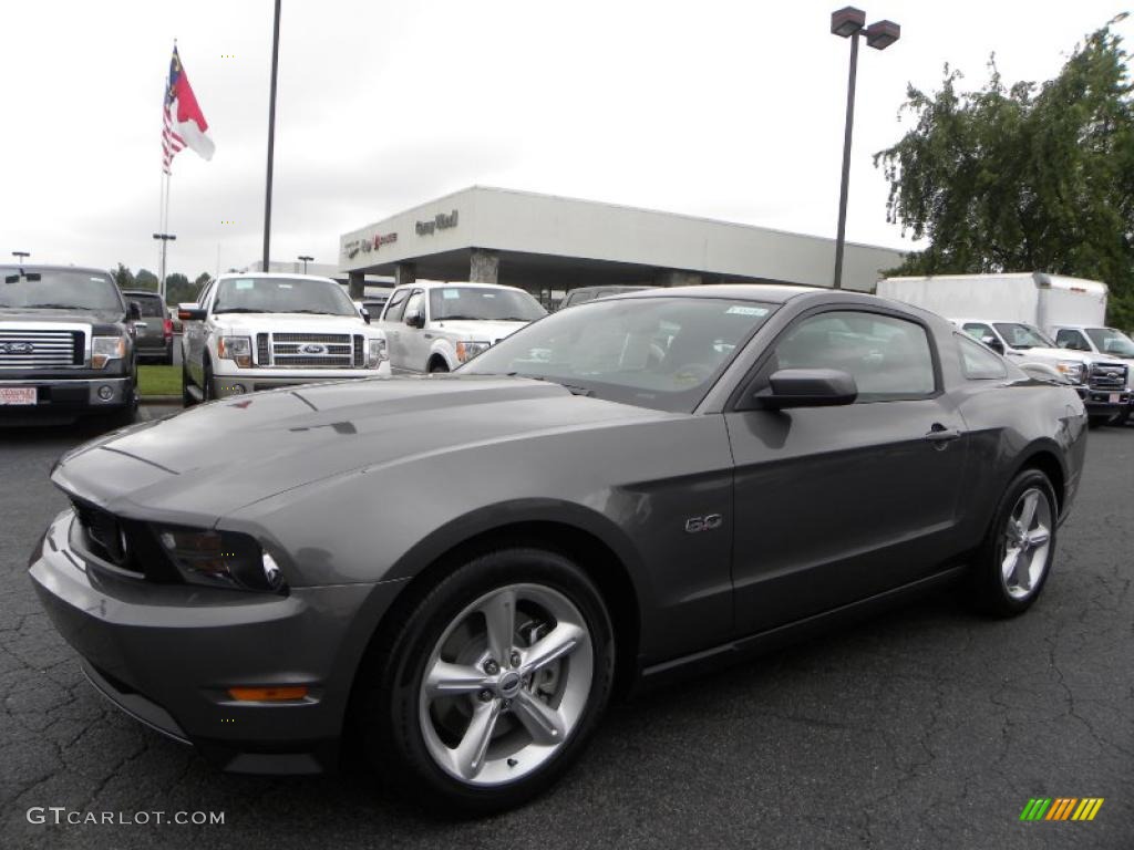 2011 Mustang GT Premium Coupe - Sterling Gray Metallic / Charcoal Black photo #6