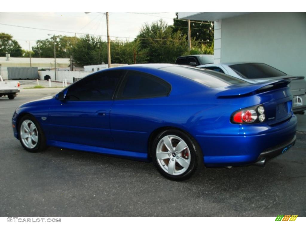 2006 GTO Coupe - Impulse Blue Metallic / Black photo #9