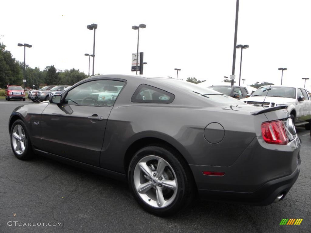 2011 Mustang GT Premium Coupe - Sterling Gray Metallic / Charcoal Black photo #23