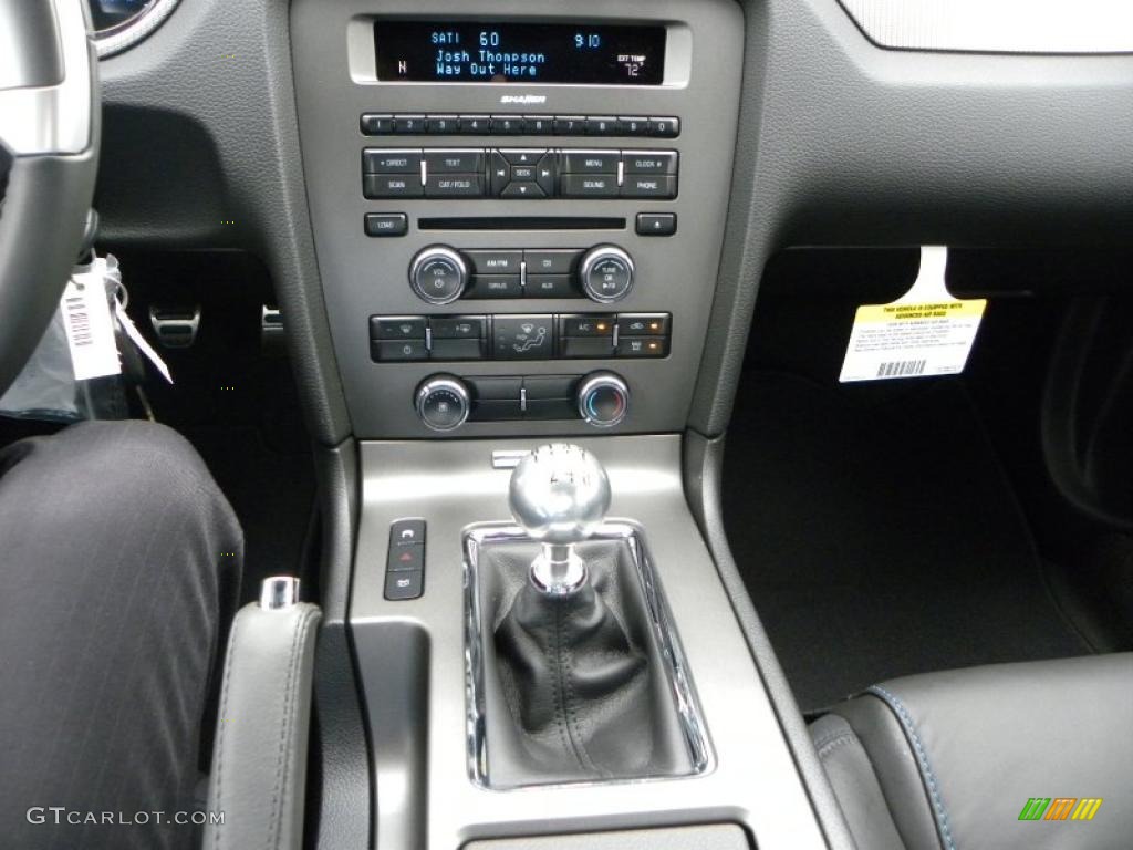 2011 Mustang GT Premium Coupe - Grabber Blue / Charcoal Black/Grabber Blue photo #21