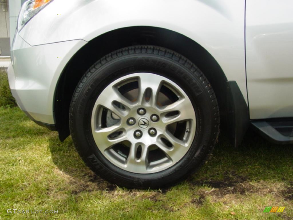 2007 MDX Technology - Nimbus Gray Metallic / Taupe photo #8