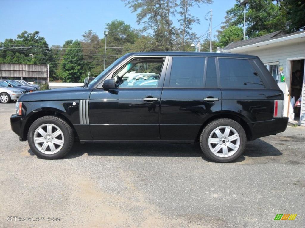 2007 Range Rover HSE - Java Black Pearl / Charcoal photo #4