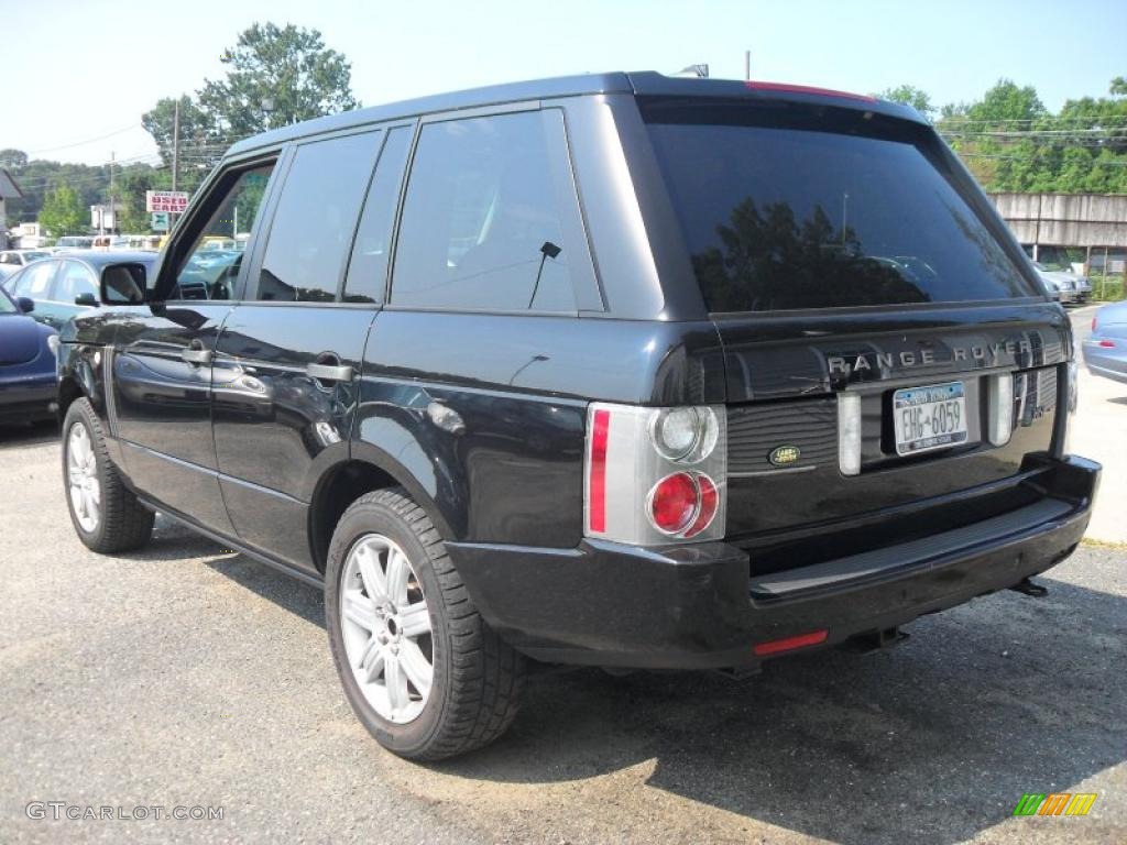 2007 Range Rover HSE - Java Black Pearl / Charcoal photo #5