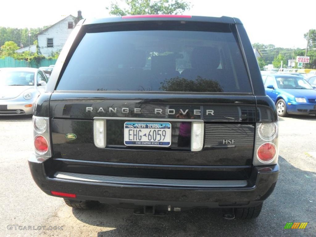 2007 Range Rover HSE - Java Black Pearl / Charcoal photo #6
