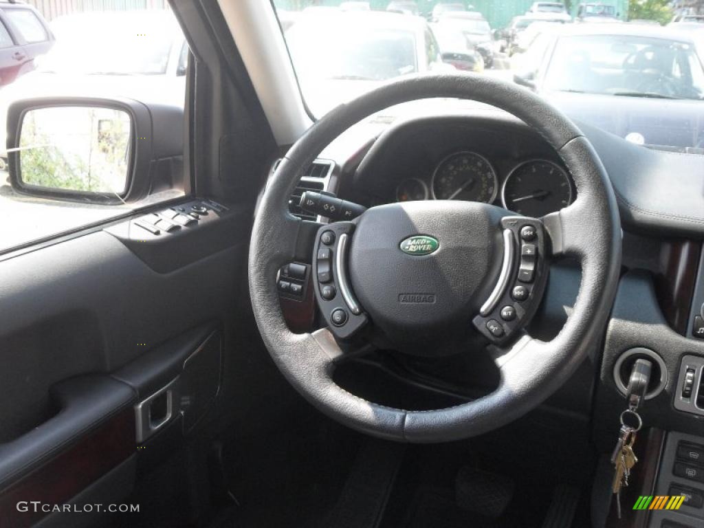 2007 Range Rover HSE - Java Black Pearl / Charcoal photo #17