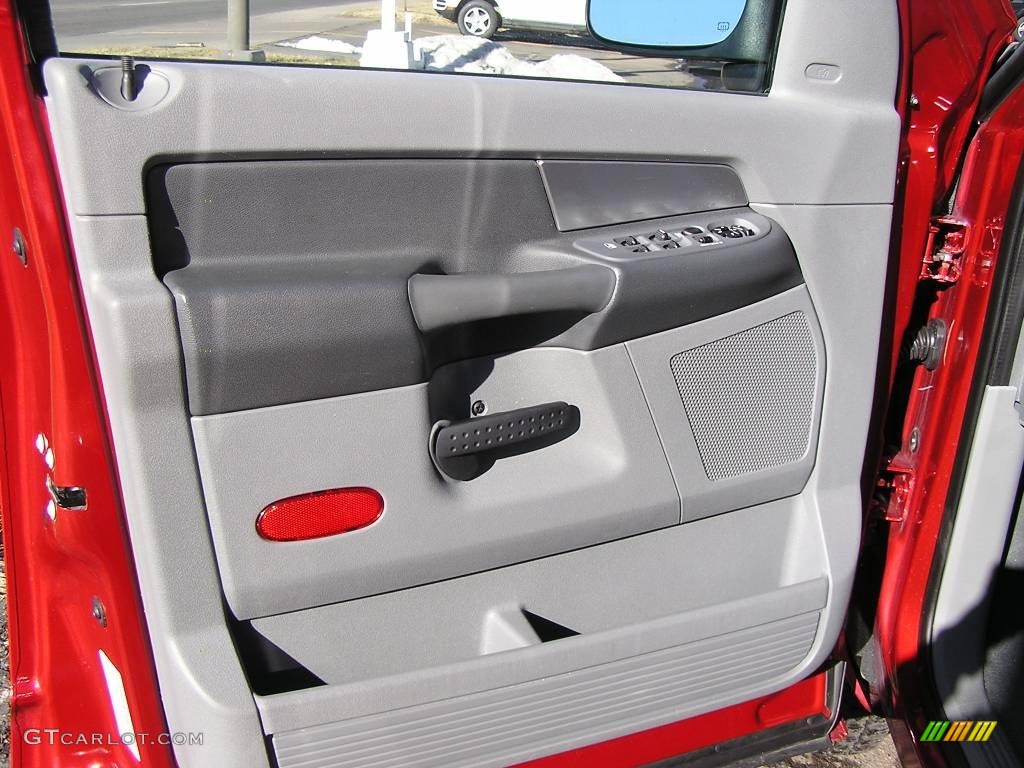 2007 Ram 1500 SLT Quad Cab 4x4 - Inferno Red Crystal Pearl / Medium Slate Gray photo #3
