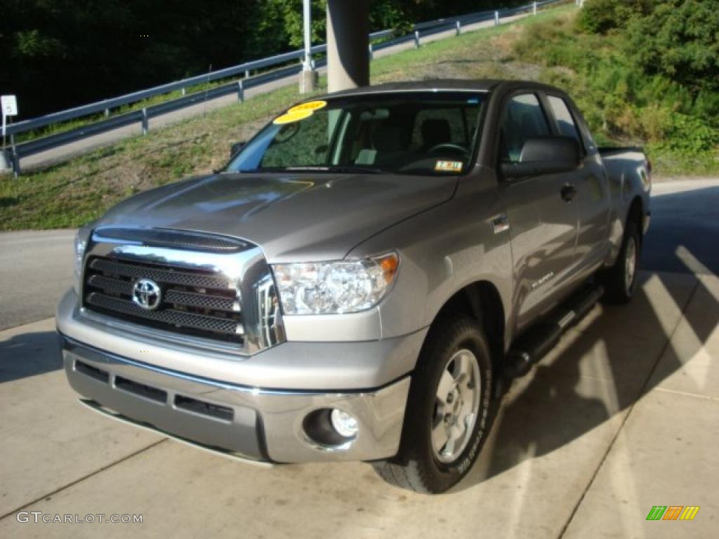 2008 Tundra SR5 TRD Double Cab 4x4 - Silver Sky Metallic / Graphite Gray photo #5