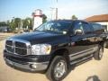 2007 Brilliant Black Dodge Ram 2500 Big Horn Edition Quad Cab 4x4  photo #3