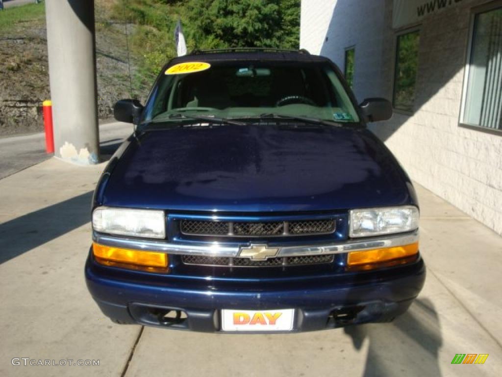 2002 Blazer LS 4x4 - Indigo Blue Metallic / Medium Gray photo #6