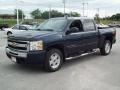2009 Imperial Blue Metallic Chevrolet Silverado 1500 LT Z71 Crew Cab 4x4  photo #11