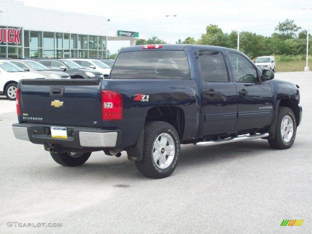 2009 Silverado 1500 LT Z71 Crew Cab 4x4 - Imperial Blue Metallic / Ebony photo #12