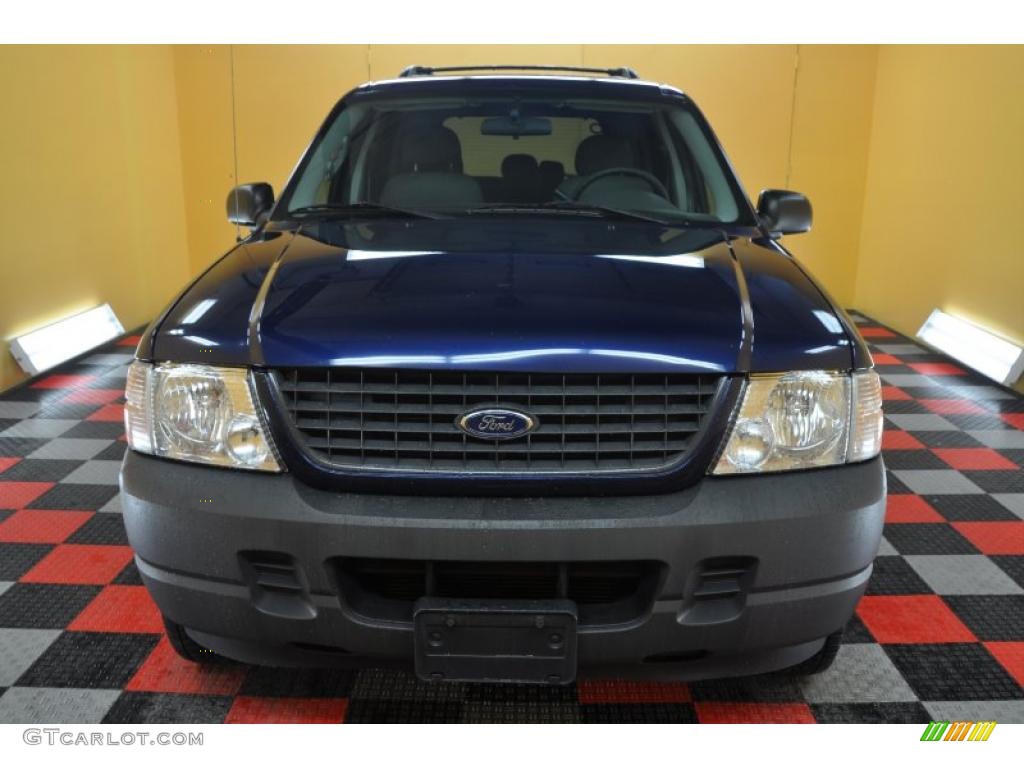 2004 Explorer XLS 4x4 - Dark Blue Pearl Metallic / Graphite photo #2