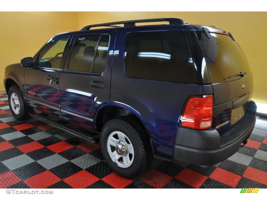 2004 Explorer XLS 4x4 - Dark Blue Pearl Metallic / Graphite photo #4