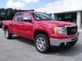 2010 Fire Red GMC Sierra 1500 SLE Crew Cab 4x4  photo #2