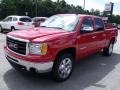 2010 Fire Red GMC Sierra 1500 SLE Crew Cab 4x4  photo #4