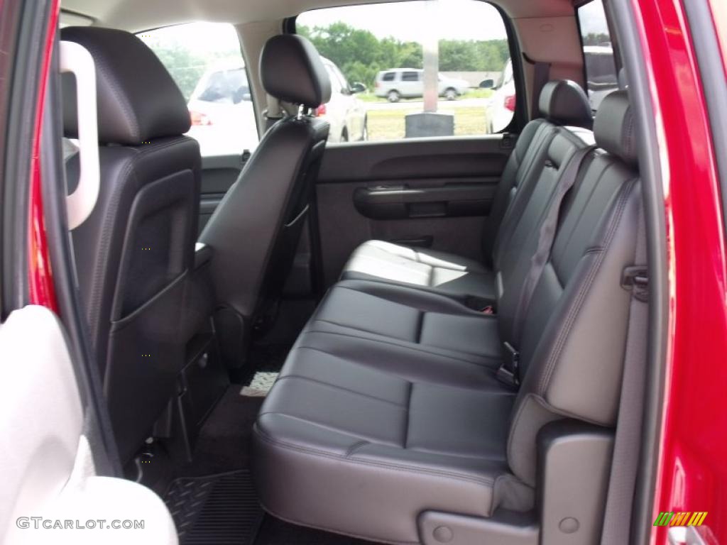 2010 Sierra 1500 SLE Crew Cab 4x4 - Fire Red / Ebony photo #14