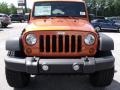 2010 Mango Tango Pearl Jeep Wrangler Unlimited Sport 4x4  photo #3