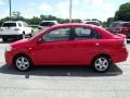 2007 Victory Red Chevrolet Aveo LT Sedan  photo #5