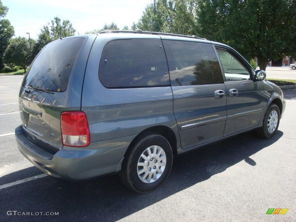 2002 Sedona LX - Misty Blue / Gray photo #7