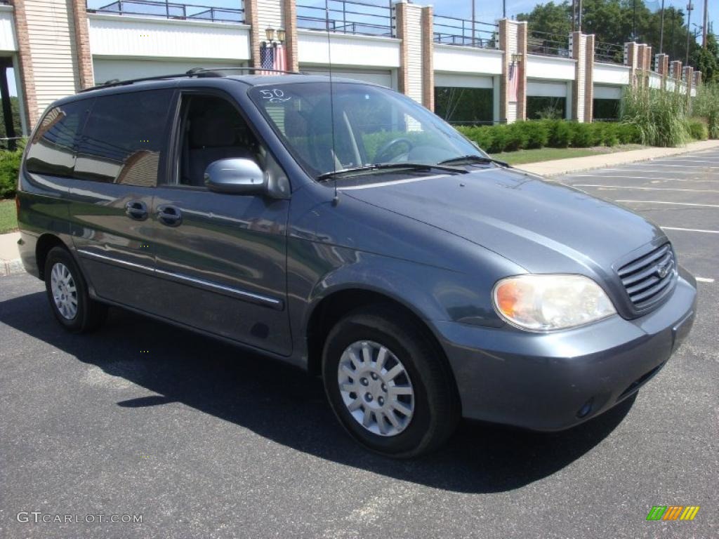 2002 Sedona LX - Misty Blue / Gray photo #9