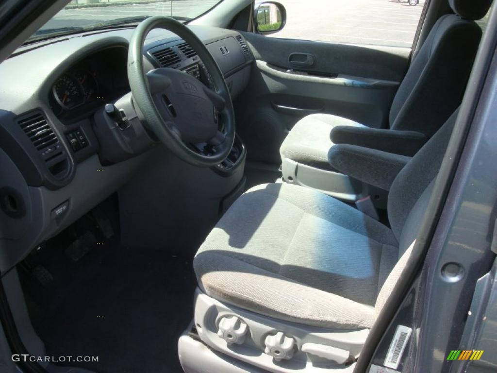2002 Sedona LX - Misty Blue / Gray photo #12