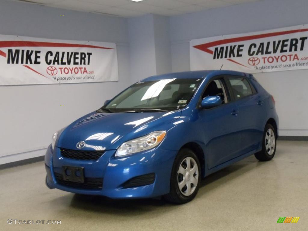 Blue Streak Metallic Toyota Matrix