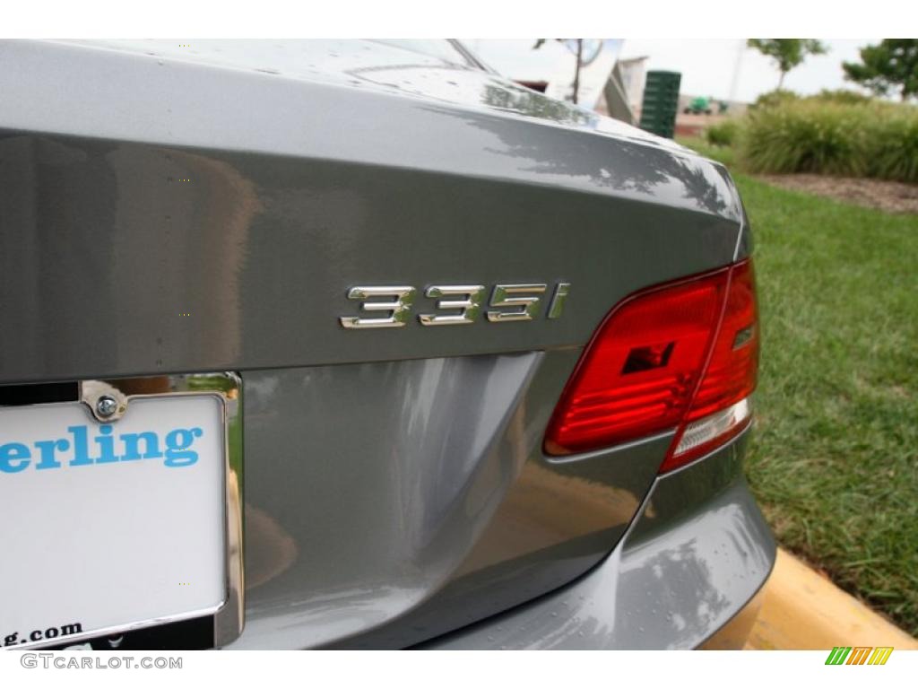 2007 3 Series 335i Coupe - Sparkling Graphite Metallic / Black photo #22