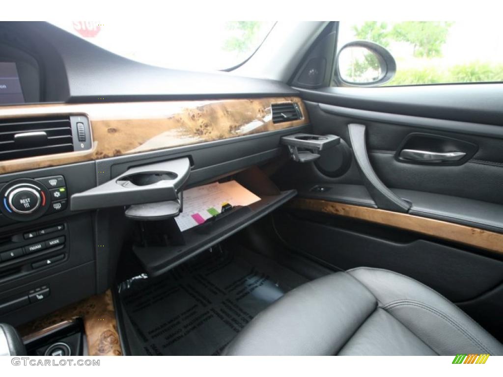 2007 3 Series 335i Coupe - Sparkling Graphite Metallic / Black photo #40