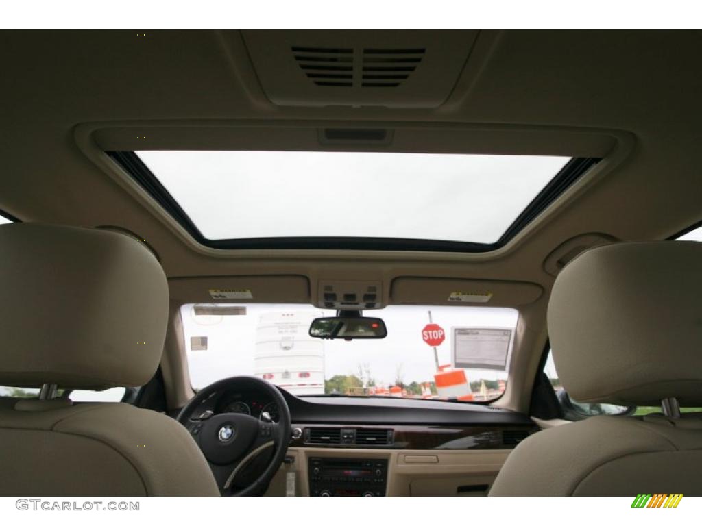 2008 3 Series 328xi Coupe - Jet Black / Beige photo #12