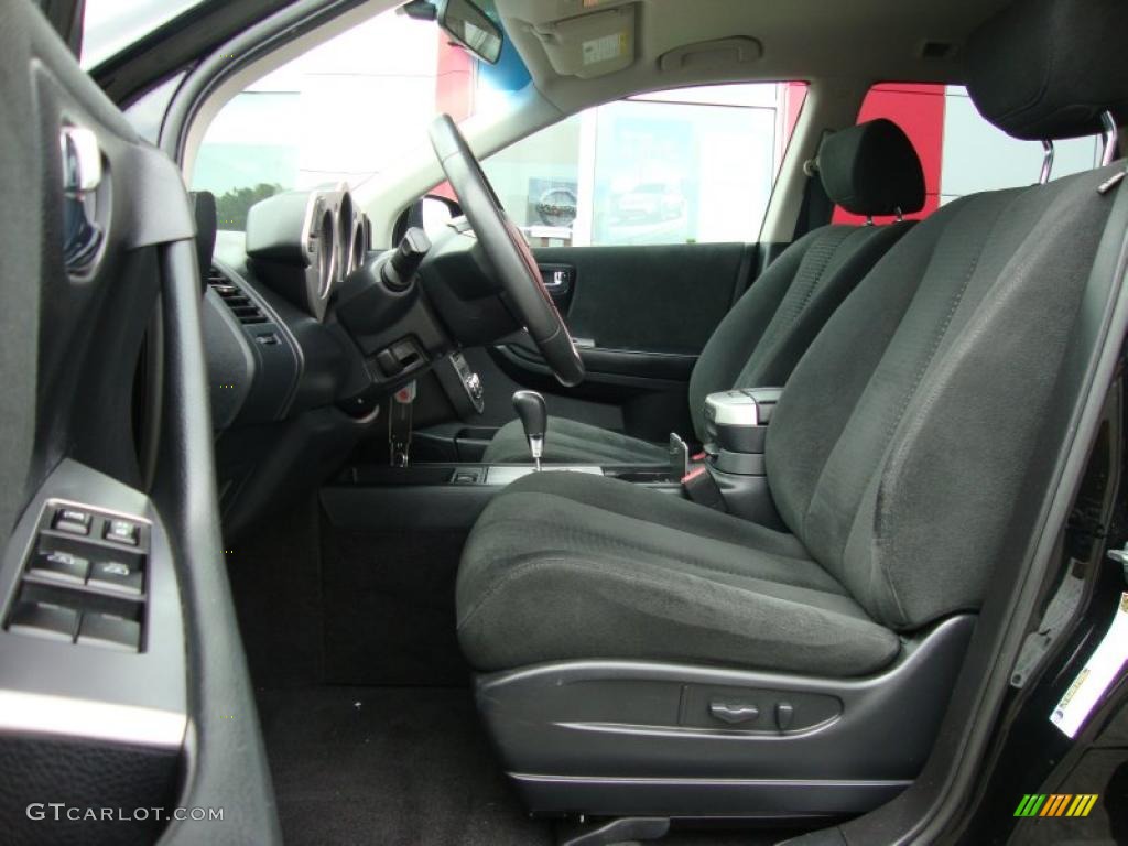 2007 Murano S AWD - Super Black / Charcoal photo #38