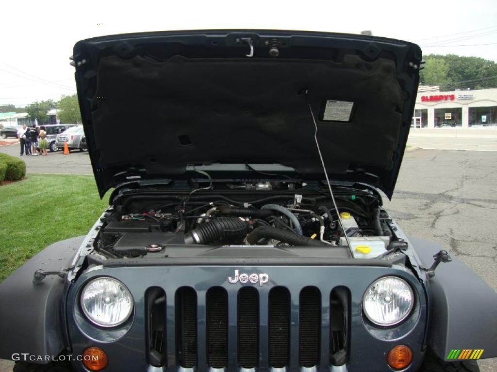 2007 Wrangler Rubicon 4x4 - Steel Blue Metallic / Dark Slate Gray/Medium Slate Gray photo #19