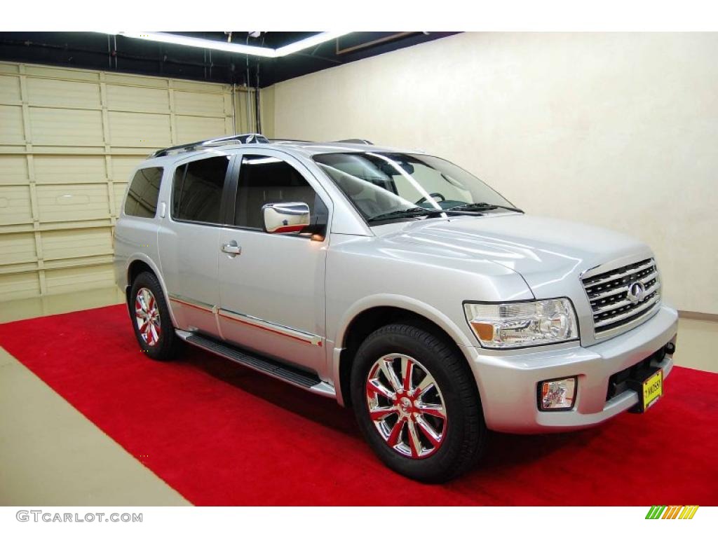 2008 QX 56 - Silver Indulgence / Charcoal photo #1