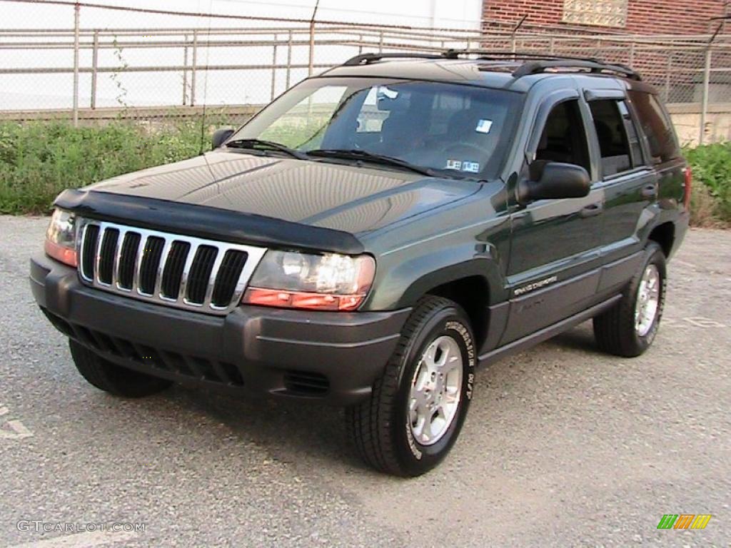 2000 Grand Cherokee Laredo 4x4 - Everglade Pearlcoat / Agate photo #3