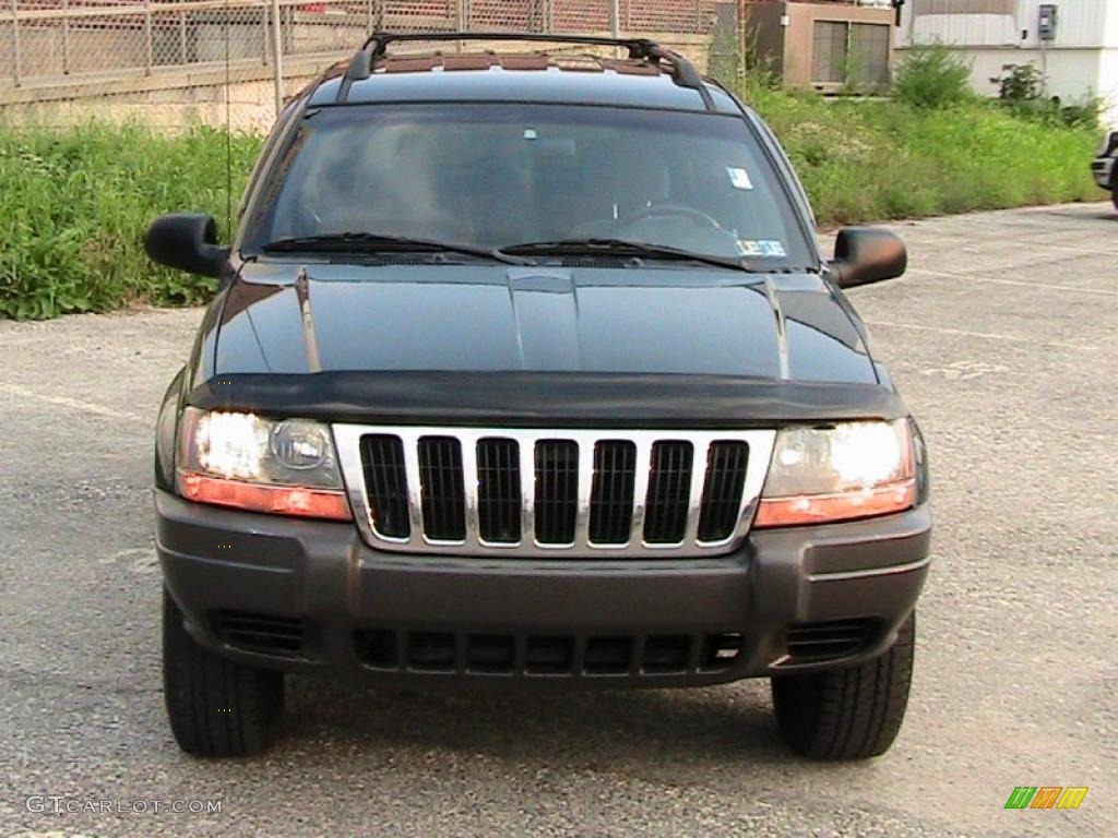 2000 Grand Cherokee Laredo 4x4 - Everglade Pearlcoat / Agate photo #16