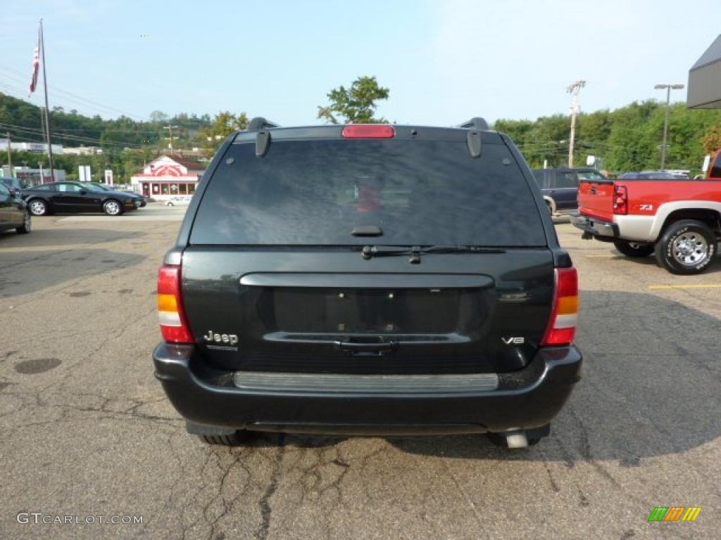 2004 Grand Cherokee Limited 4x4 - Brillant Black Crystal Pearl / Dark Slate Gray photo #3