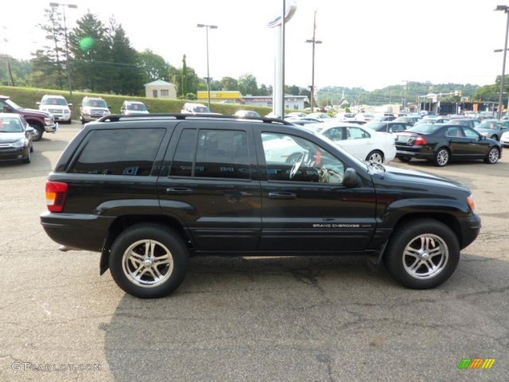 2004 Grand Cherokee Limited 4x4 - Brillant Black Crystal Pearl / Dark Slate Gray photo #5