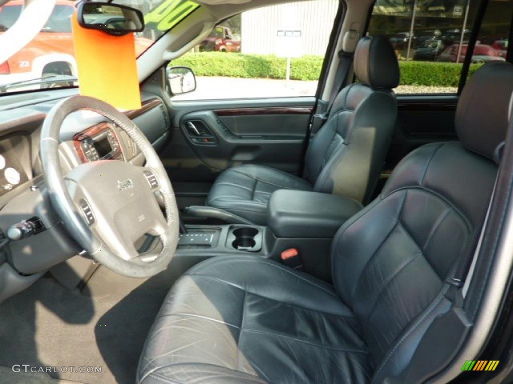 2004 Grand Cherokee Limited 4x4 - Brillant Black Crystal Pearl / Dark Slate Gray photo #10