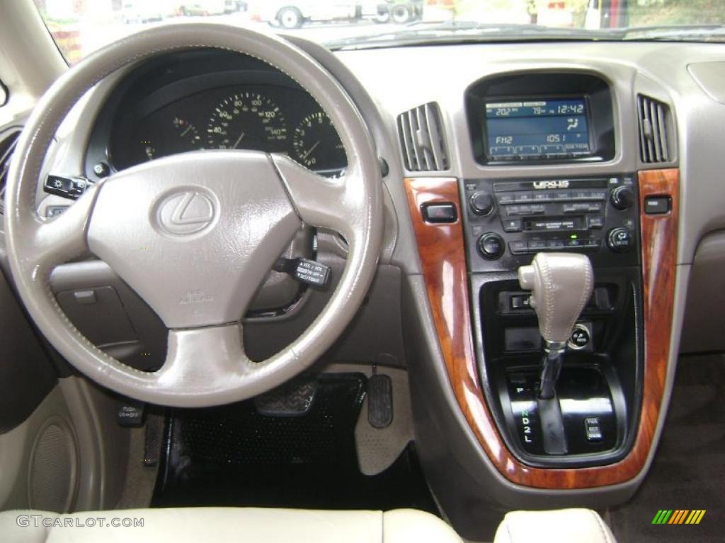 2000 RX 300 AWD - Mineral Green / Ivory photo #7