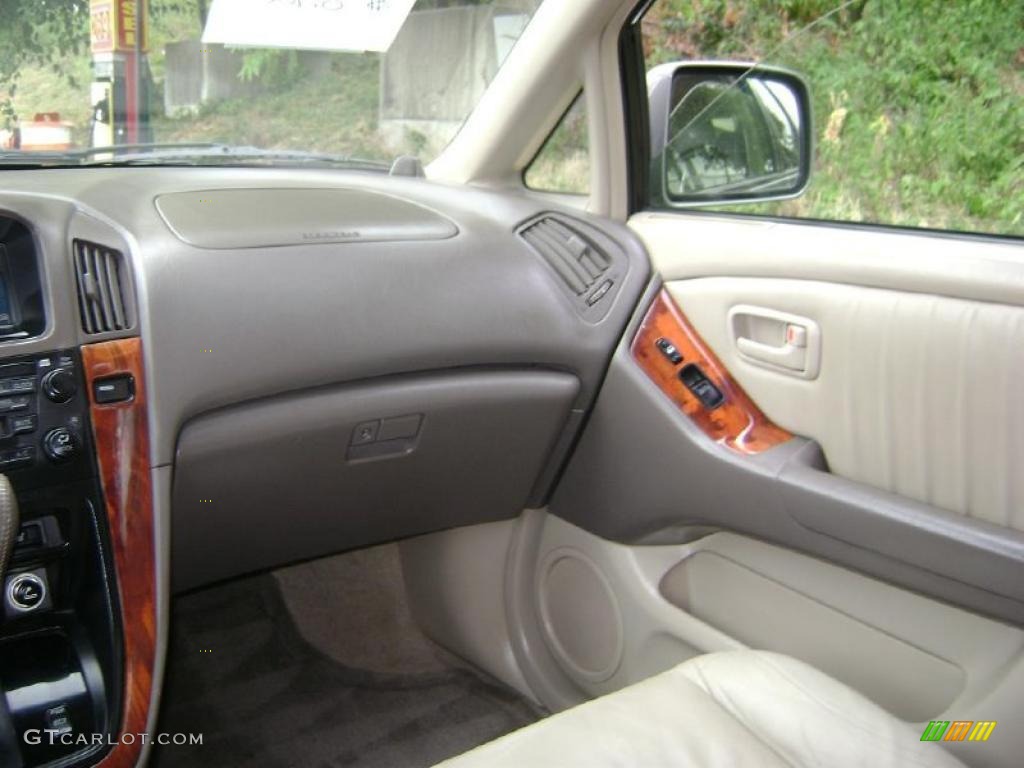 2000 RX 300 AWD - Mineral Green / Ivory photo #9