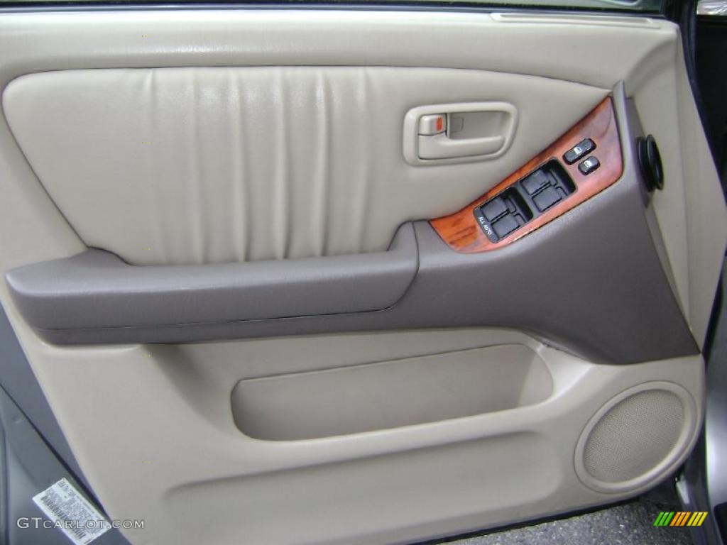 2000 RX 300 AWD - Mineral Green / Ivory photo #15