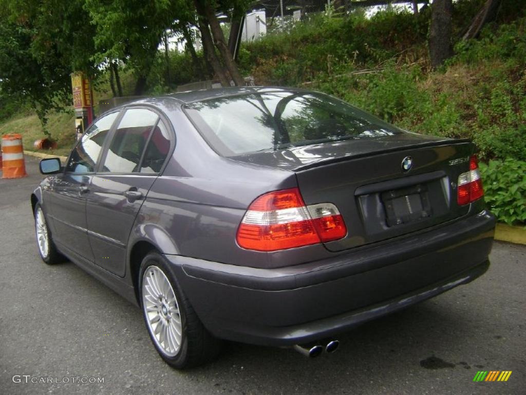 2002 3 Series 325xi Sedan - Steel Grey Metallic / Black photo #5