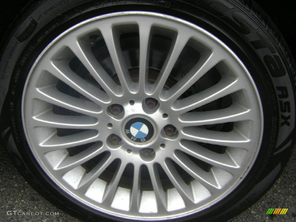 2002 3 Series 325xi Sedan - Steel Grey Metallic / Black photo #6