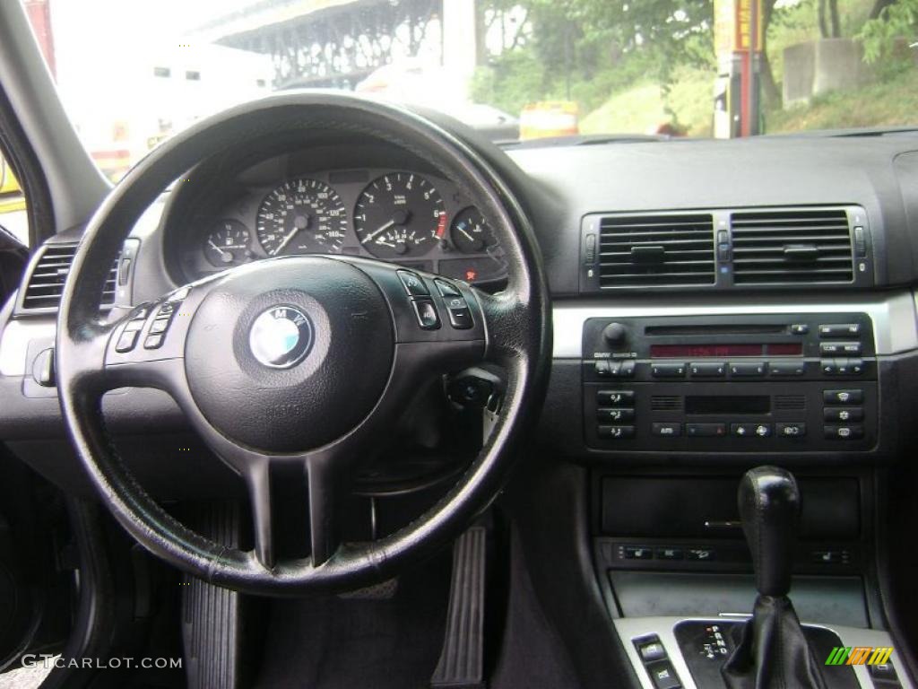 2002 3 Series 325xi Sedan - Steel Grey Metallic / Black photo #9