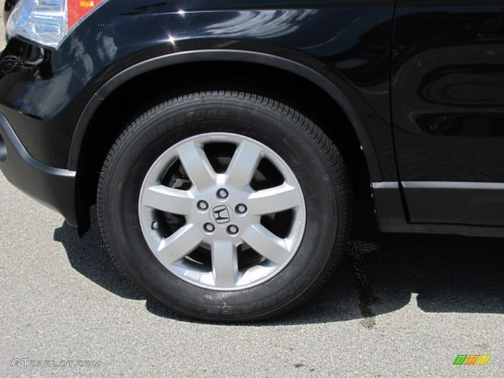 2008 CR-V EX 4WD - Nighthawk Black Pearl / Gray photo #3