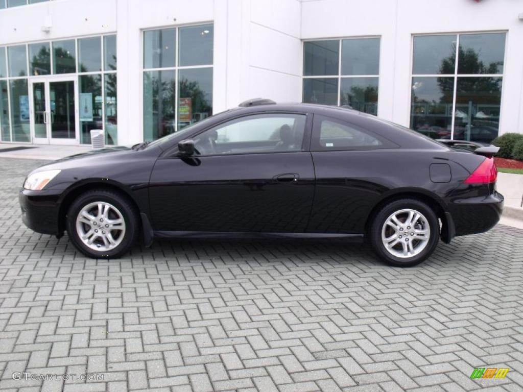 2006 Accord EX-L Coupe - Nighthawk Black Pearl / Black photo #2