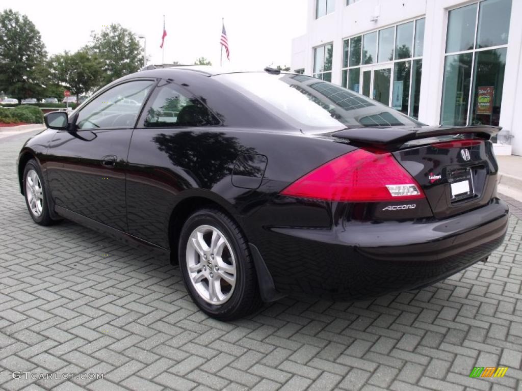 2006 Accord EX-L Coupe - Nighthawk Black Pearl / Black photo #3
