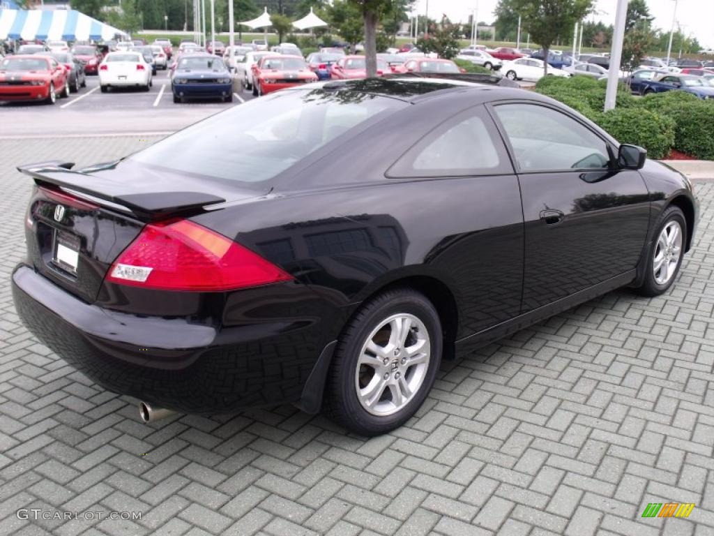 2006 Accord EX-L Coupe - Nighthawk Black Pearl / Black photo #5