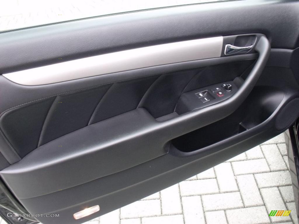2006 Accord EX-L Coupe - Nighthawk Black Pearl / Black photo #11